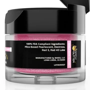 Brew Glitter in Pink for Drinks | Edible Drink Sparkle