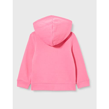 Cozy Girls Bright Pink Fleece Zip-Up Hoodie