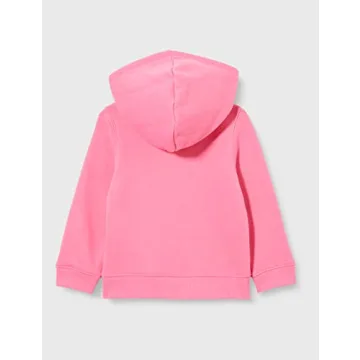 Cozy Girls Bright Pink Fleece Zip-Up Hoodie