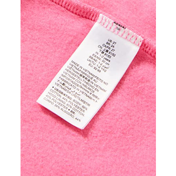 Cozy Girls Bright Pink Fleece Zip-Up Hoodie