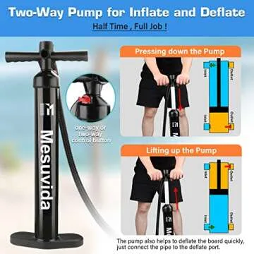 Mesuvida Inflatable Stand Up Paddle Board - Full Accessories