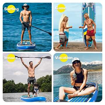 Mesuvida Inflatable Stand Up Paddle Board - Full Accessories