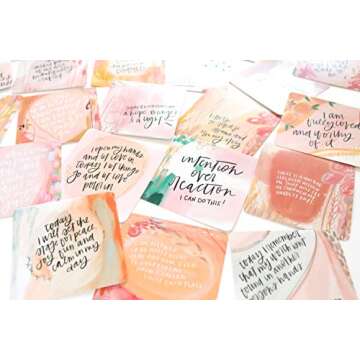 Paper Peony Press Affirmation Cards for Women: Beautifully Illustrated Inspirational Cards with Positive Affirmations to Help with Gratitude, Mindfulness, Daily Encouragement and Self Care