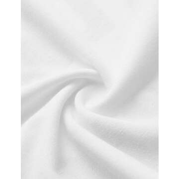 SweatyRocks Women's Casual Sleeveless Round Neck Workout Crop Tank Top Shirts White S