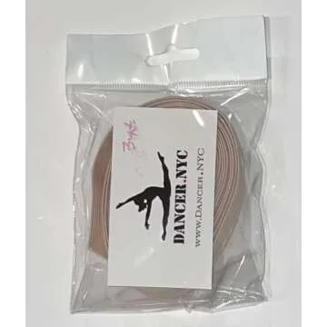 Pillows for Pointes Solid Pointe Shoe Elastic - 3 Yards - Universal Pink