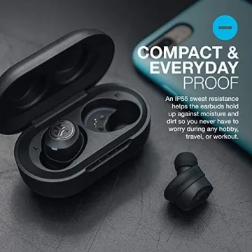 Renewed JLAB Audio Jbuds Air Bluetooth Earbuds