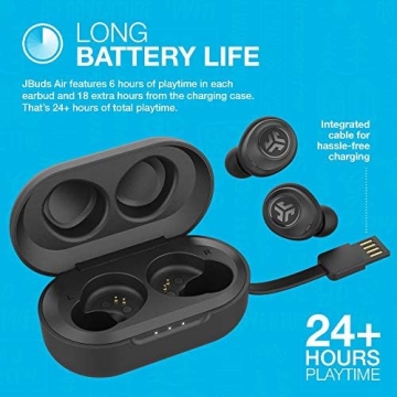 Renewed JLAB Audio Jbuds Air Bluetooth Earbuds