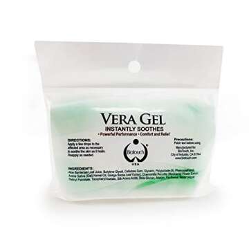 BioTouch VERAGEL INSTANT SOOTHING ELIXER LARGE Bottle (4 pack) Instantly Soothes & Locks in Color fo...