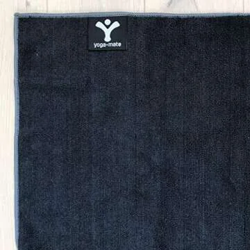 YOGA · MATE Perfect Yoga Towel Super Soft, Sweat Absorbent, Non-Slip Bikram Hot Yoga Towels | Best Size for Mat - Ideal for Hot Yoga & Pilates!