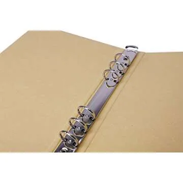 A5 Kraft Paper Hardcover 6-Holes Binder for All Needs