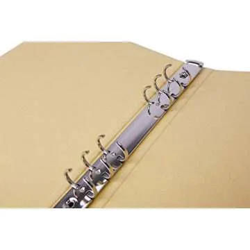 A5 Kraft Paper Hardcover 6-Holes Binder for All Needs