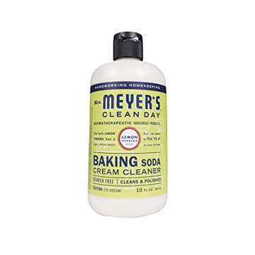 Mrs. Meyer's Baking Soda Cream Cleaner, Lemon Verbena, 12 OZ (Pack - 3)