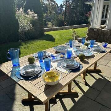 Talavera 3-Piece Melamine Hostess Serveware Set – Colorful & Durable Serveware for Entertaining