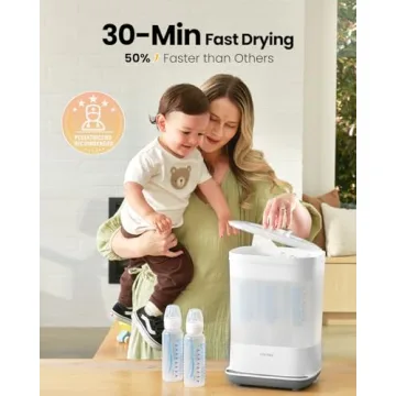 HAUTURE 6-in-1 Baby Bottle Sterilizer and Dryer