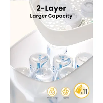 HAUTURE 6-in-1 Baby Bottle Sterilizer and Dryer