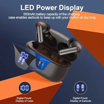 ZIUTY Wireless Earbuds 50H Playtime IPX5 Waterproof Rechargeable