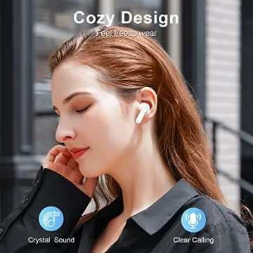 ZIUTY Wireless Earbuds 50H Playtime IPX5 Waterproof Rechargeable