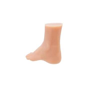 A Pound of Flesh Practice Tattoo Foot Silicone Tattooing Fake Skin Body Part for Practice or Display Professional Quality - Left Foot, Fair Skintone