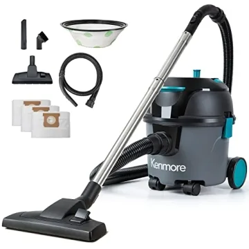 Kenmore 3-Gallon Lightweight Canister Vacuum - Powerful Suction for Home & Car