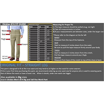 Dickies Men's 874 Flex Work Pants for Comfort and Durability