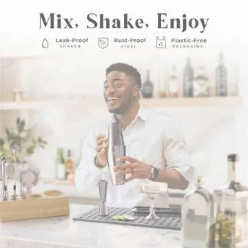 BARE BARREL® Mixology Bartender Kit | 14-Piece Cocktail Set