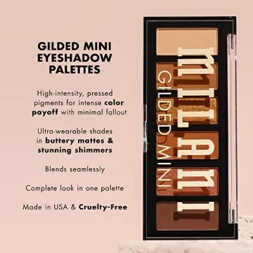Milani Gilded Mini Eyeshadow Palette - 6 Versatile Hues