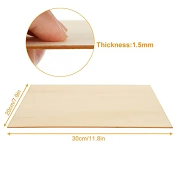 Quality Basswood Sheets for Crafting and DIY Projects