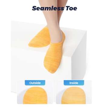 IDEGG No Show Socks Womens and Men Low Cut Ankle Short Anti-slid Athletic Running Novelty Casual Invisible Liner Socks