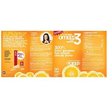 Coromega Omega 3 Supplement- Orange
