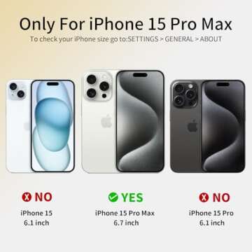 ZVE Wallet Case for iPhone 15 Pro Max with Card Holder, 360° Rotation Ring Stand Crossbody Zipper Wallet Lanyard Case for iPhone 15 Pro Max 6.7 Inch-Beige