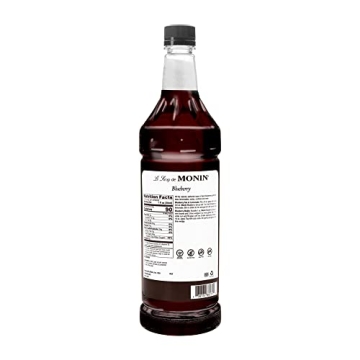 Monin Blueberry Syrup for Drinks, Desserts, and Cocktails
