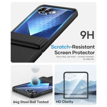 Vihibii Samsung Galaxy Z Flip 7 Case - Rugged Protection & Stylish Design