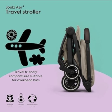 Joolz Aer+ Lightweight Stroller for Travel and Everyday Use