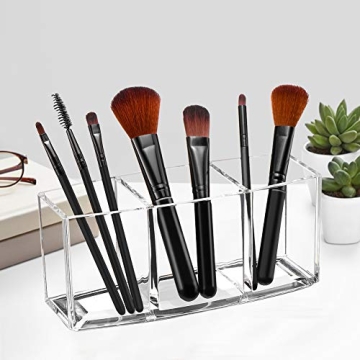 Watpot Acrylic Makeup Brush Organizer for Effective Storage
