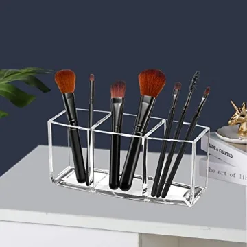 Watpot Acrylic Makeup Brush Organizer for Effective Storage