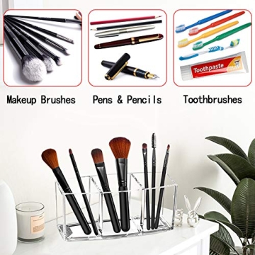 Watpot Acrylic Makeup Brush Organizer for Effective Storage