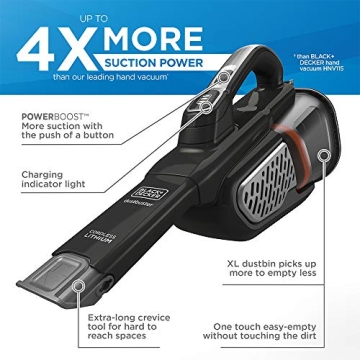 BLACK+DECKER dustbuster AdvancedClean+ Powerful 20V Vacuum