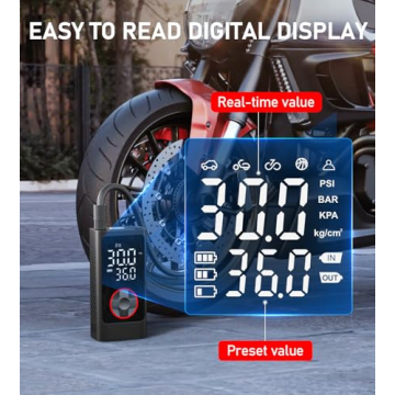 Portable Tire Inflator Air Compressor for Fast Inflation