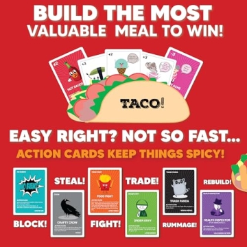 Taco vs Burrito - Family Fun Card Game