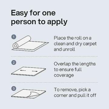 Kenley Heavy Duty Carpet Protection Film - Easy Application