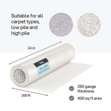 Kenley Heavy Duty Carpet Protection Film - Easy Application