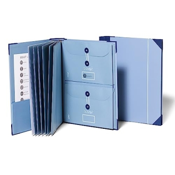 Savor Folio Document Organizer Stylish Expanding File Folder