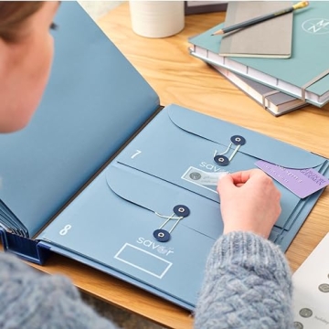 Savor Folio Document Organizer Stylish Expanding File Folder