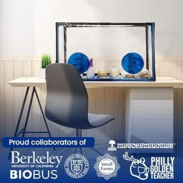 Bella Bora Still Air Box Mycology (Sturdy) Mushroom Grow Box Alt to Laminar Flow Hood Fume Hood for Lab Mycology Supplies by USA Mycologists V1 (Large)