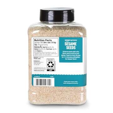 Quality Sesame Seeds for Creative Cooking - 20 Oz Container