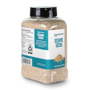 Quality Sesame Seeds for Creative Cooking - 20 Oz Container
