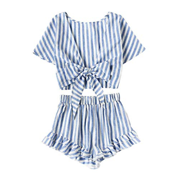 SweatyRocks Women's Boho Floral Cami Top and Shorts Set