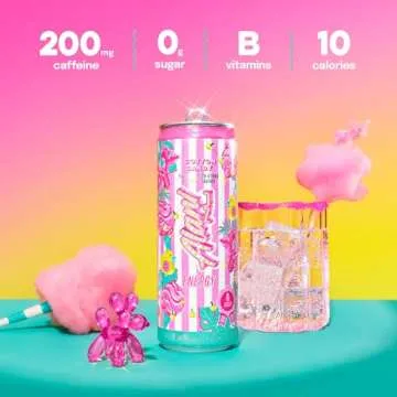 Alani Nu Cotton Candy Sugar Free Energy Drink 12 Pack