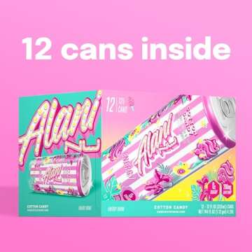 Alani Nu Cotton Candy Sugar Free Energy Drink 12 Pack