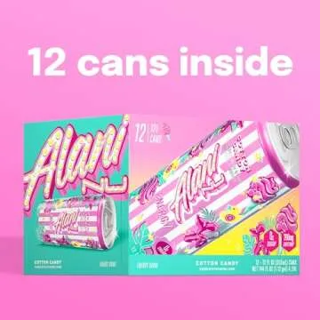 Alani Nu Cotton Candy Sugar Free Energy Drink 12 Pack